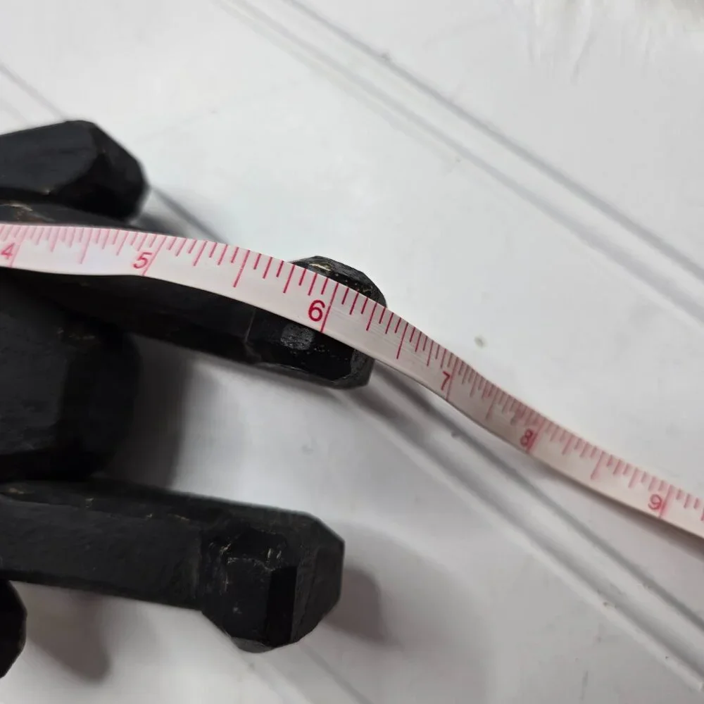 Carved Wood Teddy Black Bear 6” Legs and Arms Move Cabin Woods Poseable Sitting - Picture 8 of 10